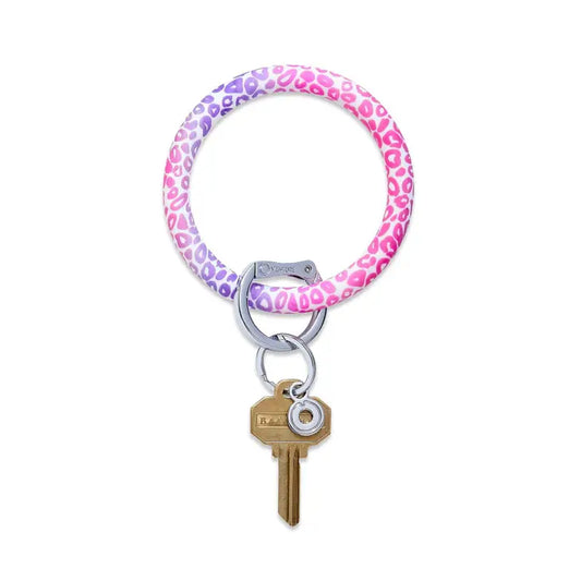 Key Ring - Pink Cheetah