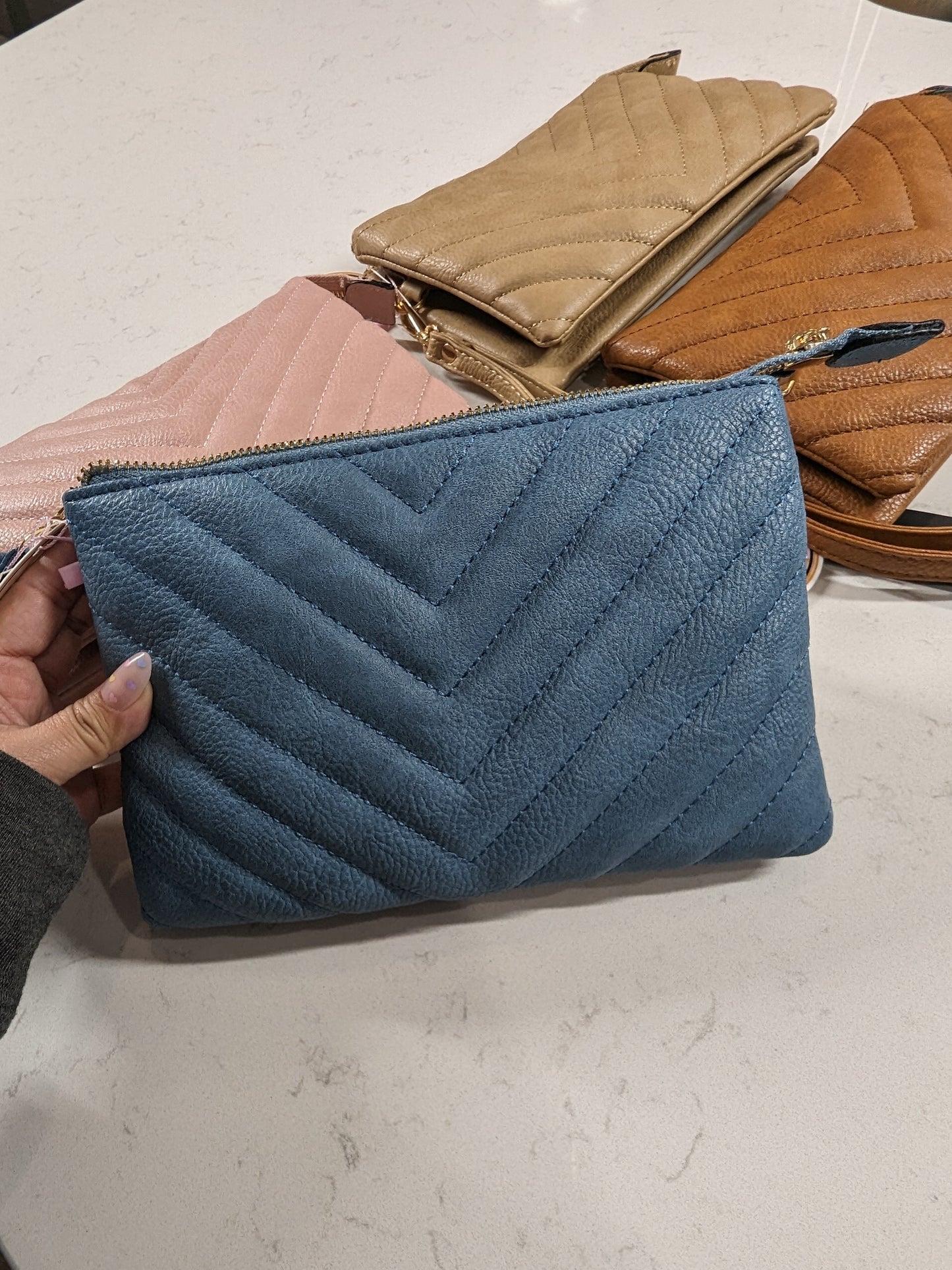 Chevron Quilted Bag